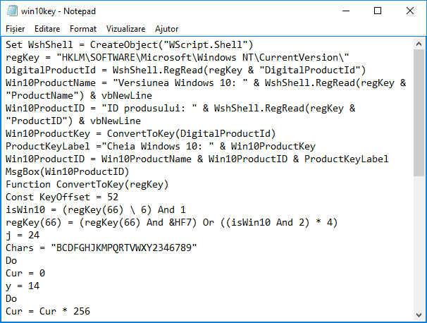 How can I discover the Windows 10 license key