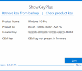 How can I discover the Windows 10 license key