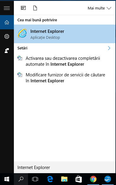 Internet Explorer for Windows 10