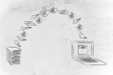 Digitizes the illustration of the paper