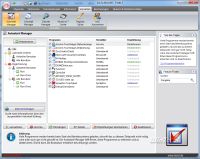 Autostart voices