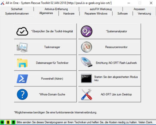 All in One - System Rescue Toolkit