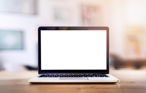 Open laptop