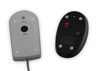 Computer mouse ball with infrared with a lower comparison