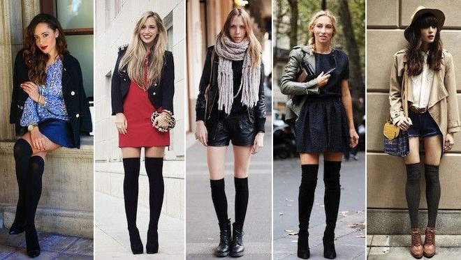 trendy high socks